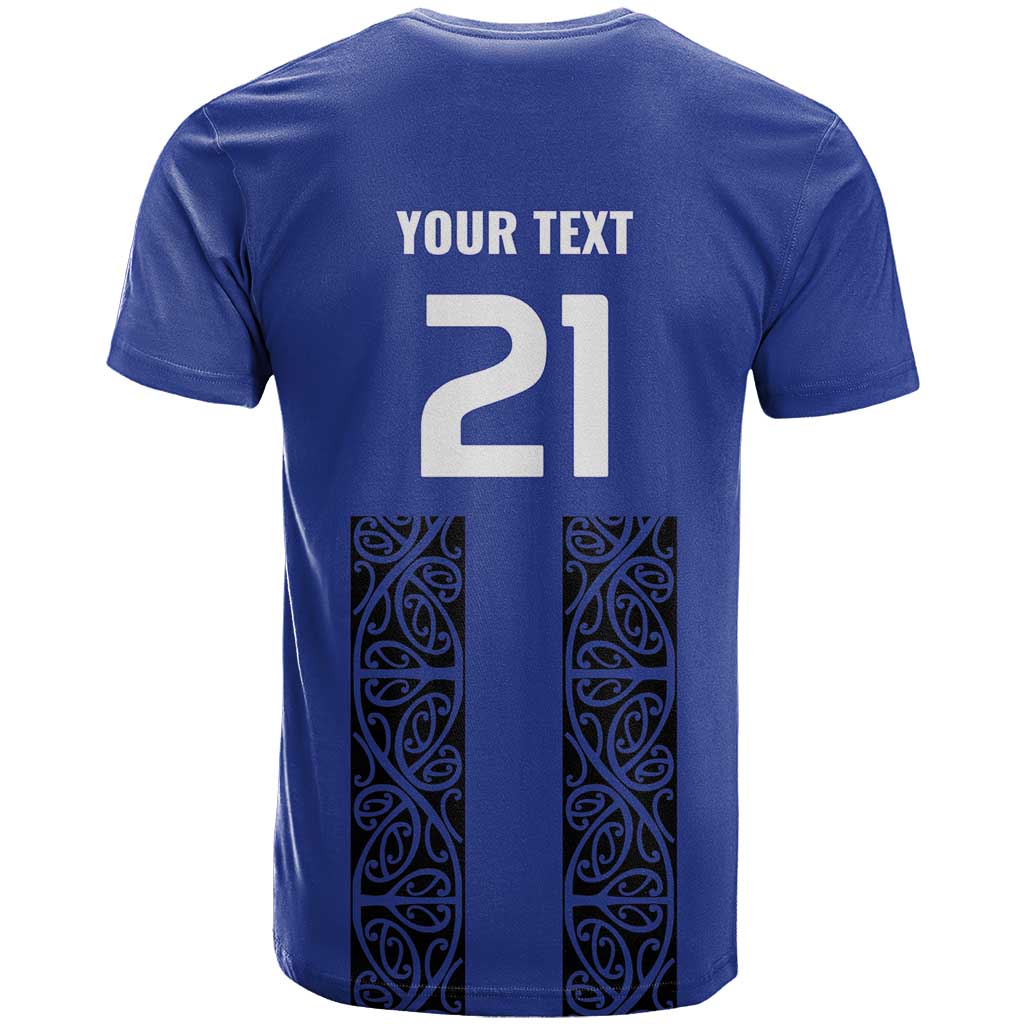 Custom Oceania Football NZ Auckland T Shirt Maori Tribal Pattern LT9 - Polynesian Pride