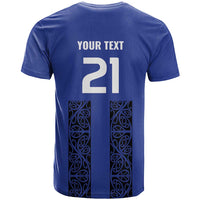 Custom Oceania Football NZ Auckland T Shirt Maori Tribal Pattern LT9 - Polynesian Pride