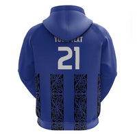 Custom Oceania Football NZ Auckland Zip Hoodie Maori Tribal Pattern LT9 - Polynesian Pride