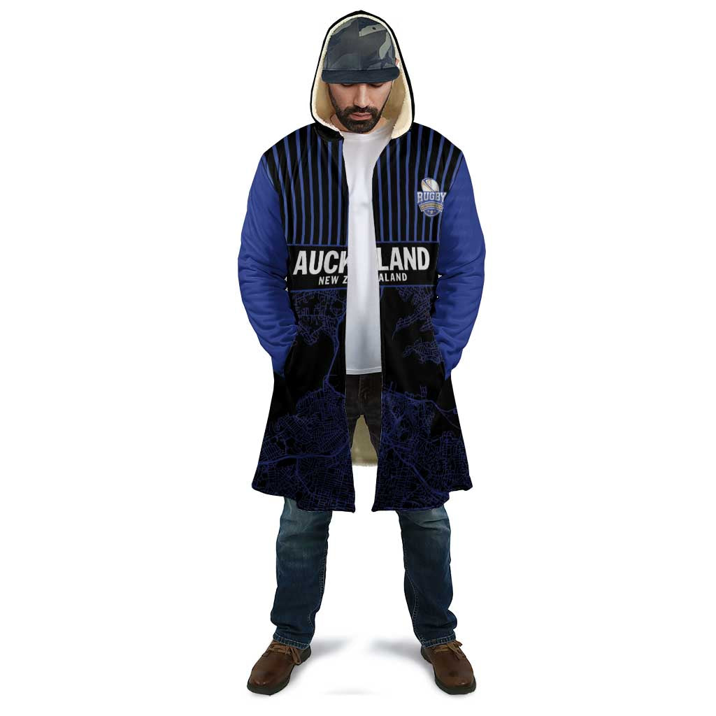 Custom Oceania Football NZ Auckland Cloak Minimal City Map Style LT9 - Polynesian Pride