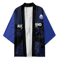 Custom Oceania Football NZ Auckland Kimono Minimal City Map Style
