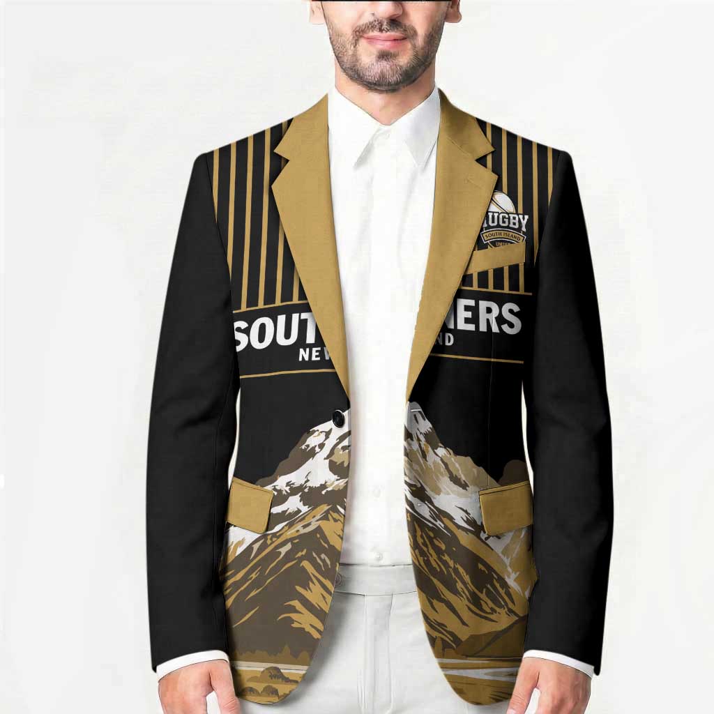 Custom Oceania Football NZ South Island Blazer Minimal Mount Cook Silhouette LT9 - Polynesian Pride