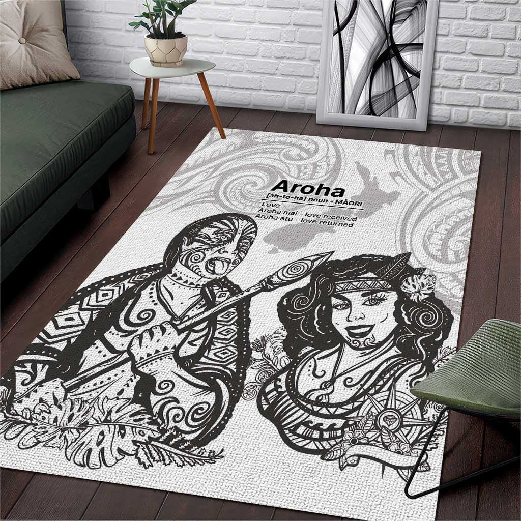 Aroha Maori Language Area Rug Te Reo Maori Inspired Art