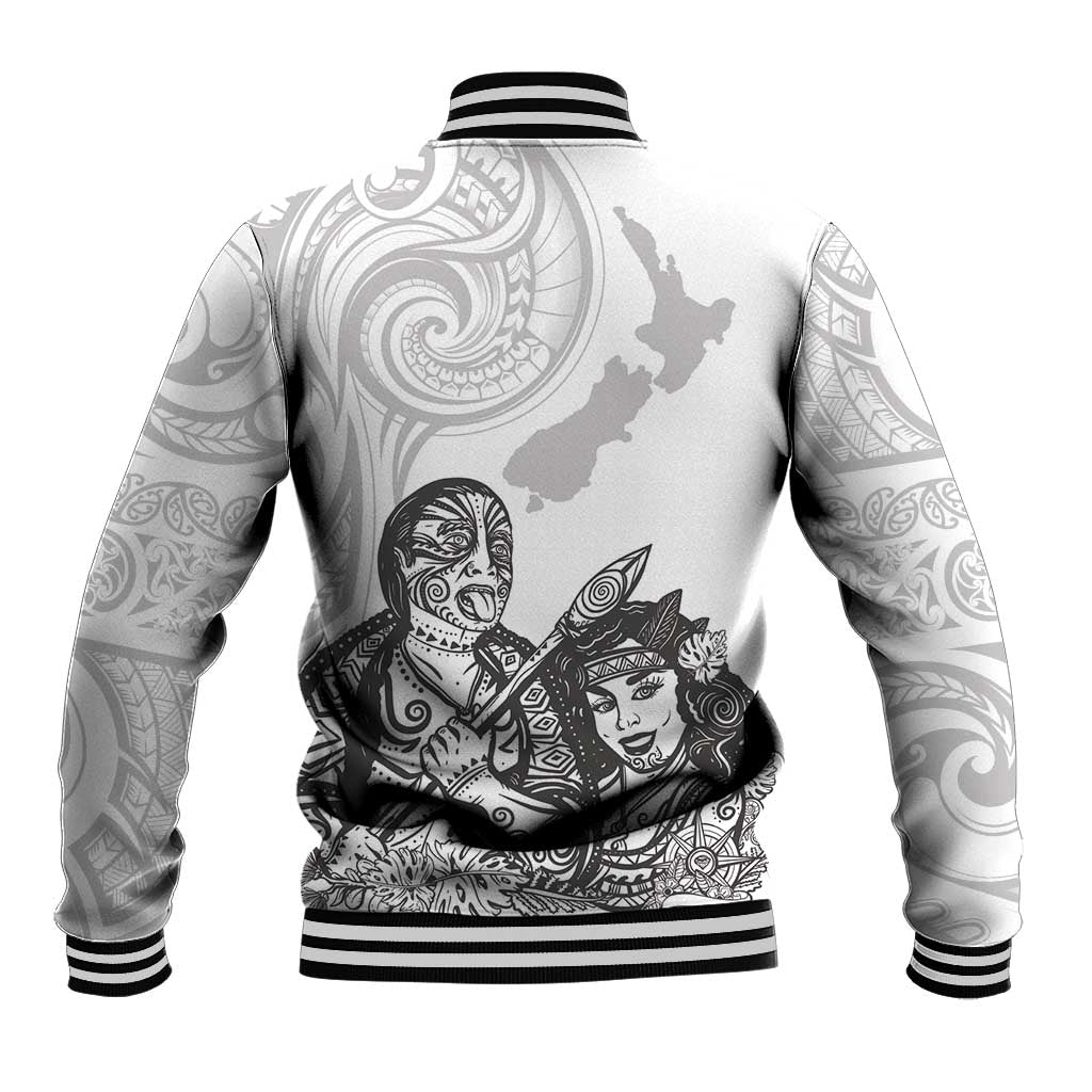 Aroha Maori Language Baseball Jacket Te Reo Maori Inspired Art LT9 - Polynesian Pride