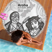 Aroha Maori Language Beach Blanket Te Reo Maori Inspired Art LT9 - Polynesian Pride