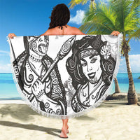 Aroha Maori Language Beach Blanket Te Reo Maori Inspired Art LT9 - Polynesian Pride