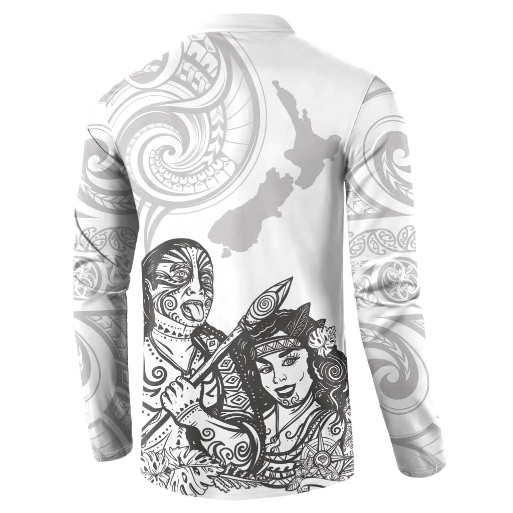 Aroha Maori Language Button Sweatshirt Te Reo Maori Inspired Art LT9 - Polynesian Pride