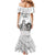 Aroha Maori Language Family Matching Mermaid Dress and Hawaiian Shirt Te Reo Maori Inspired Art