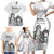 Aroha Maori Language Family Matching Short Sleeve Bodycon Dress and Hawaiian Shirt Te Reo Maori Inspired Art