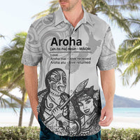Aroha Maori Language Hawaiian Shirt Te Reo Maori Inspired Art LT9 - Polynesian Pride