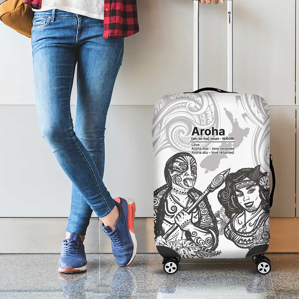 Aroha Maori Language Luggage Cover Te Reo Maori Inspired Art