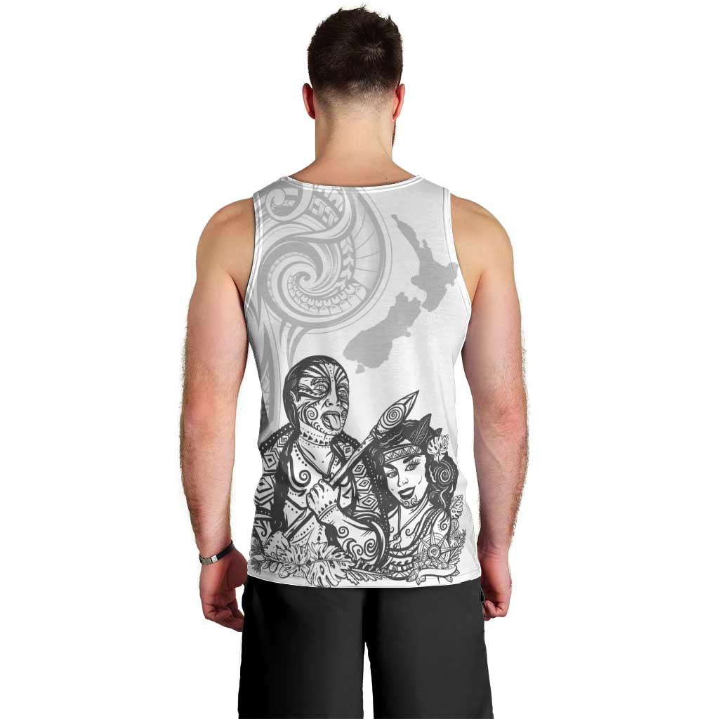 Aroha Maori Language Men Tank Top Te Reo Maori Inspired Art LT9 - Polynesian Pride
