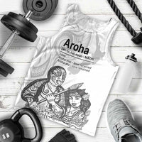 Aroha Maori Language Men Tank Top Te Reo Maori Inspired Art LT9 - Polynesian Pride