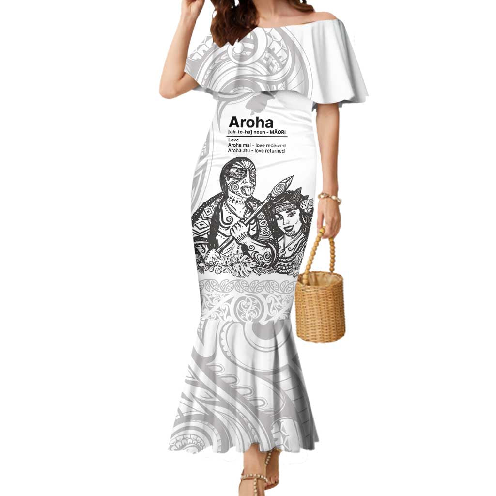 Aroha Maori Language Mermaid Dress Te Reo Maori Inspired Art