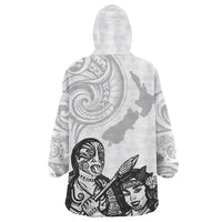 Aroha Maori Language Wearable Blanket Hoodie Te Reo Maori Inspired Art LT9 - Polynesian Pride