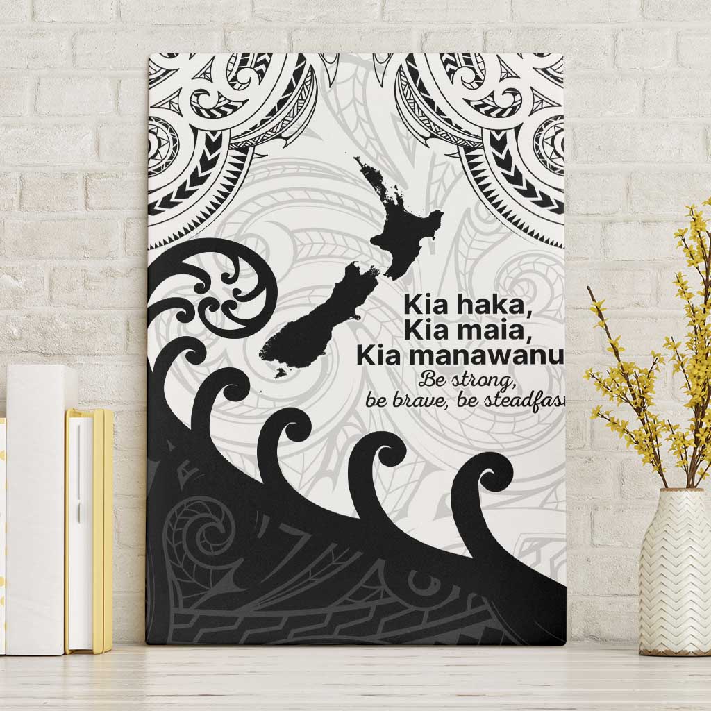 Kia Haka Maori language Canvas Wall Art Te Reo Maori Inspired Art
