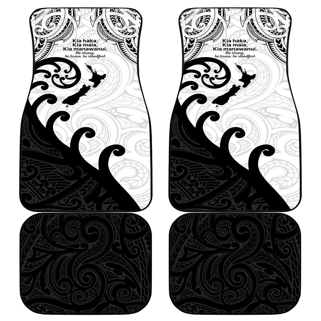 Kia Haka Maori language Car Mats Te Reo Maori Inspired Art LT9 - Polynesian Pride