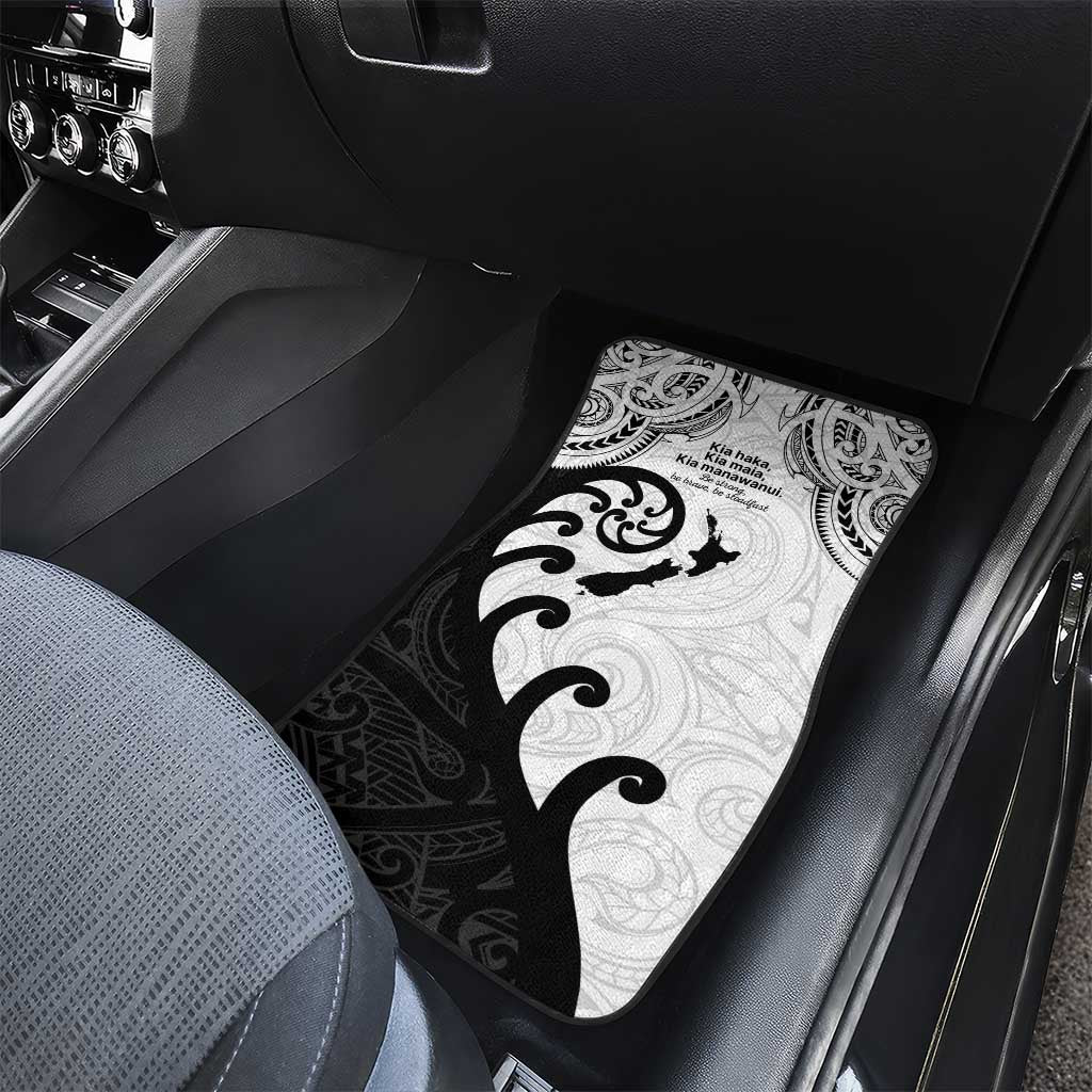 Kia Haka Maori language Car Mats Te Reo Maori Inspired Art LT9 - Polynesian Pride
