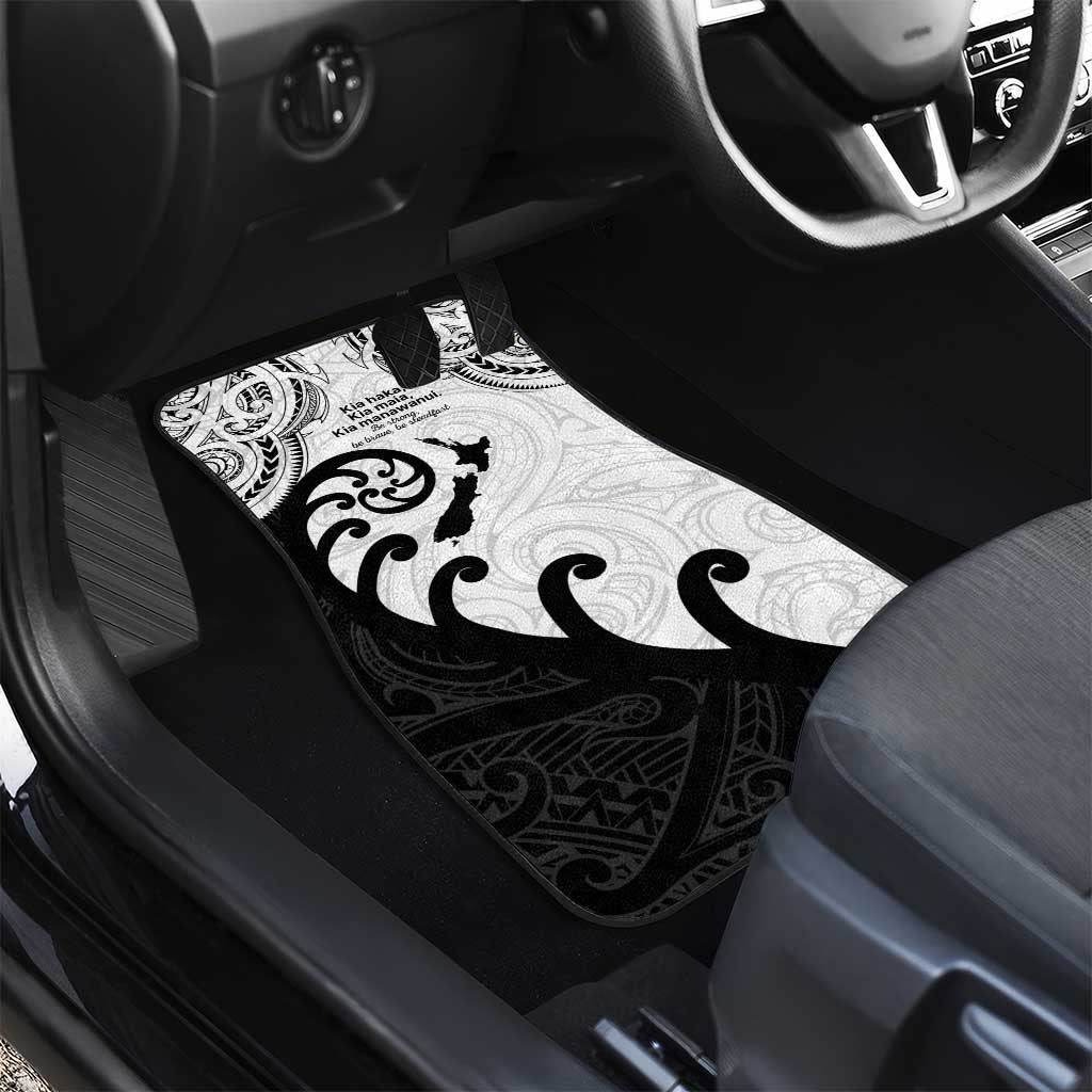 Kia Haka Maori language Car Mats Te Reo Maori Inspired Art LT9 - Polynesian Pride