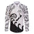 Kia Haka Maori language Family Matching Off The Shoulder Long Sleeve Dress and Hawaiian Shirt Te Reo Maori Inspired Art