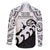 Kia Haka Maori language Family Matching Off The Shoulder Long Sleeve Dress and Hawaiian Shirt Te Reo Maori Inspired Art