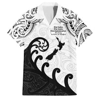 Kia Haka Maori language Family Matching Short Sleeve Bodycon Dress and Hawaiian Shirt Te Reo Maori Inspired Art