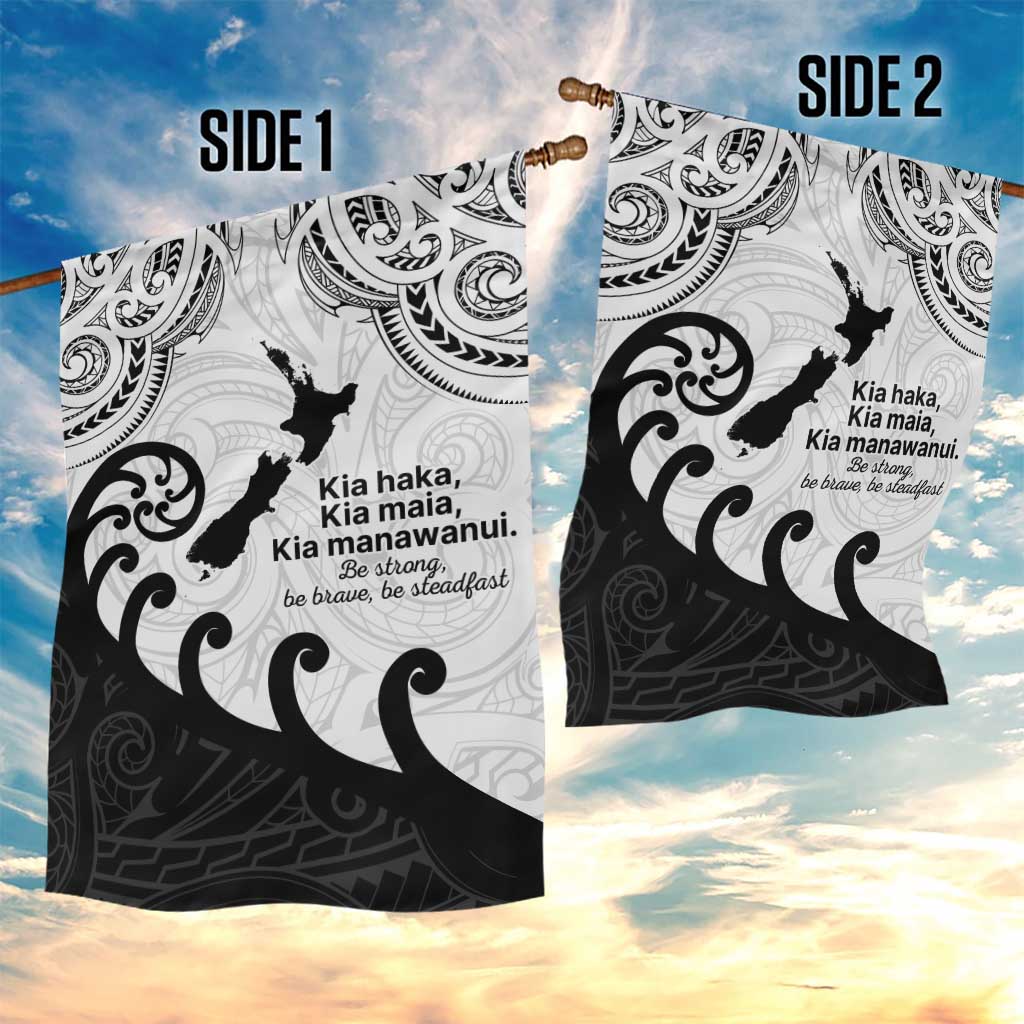 Kia Haka Maori language Garden Flag Te Reo Maori Inspired Art LT9 - Polynesian Pride
