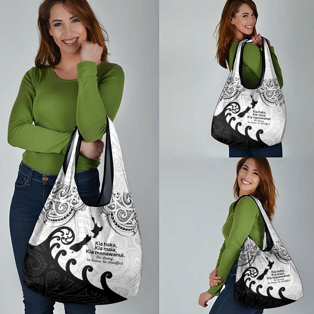 Kia Haka Maori language Grocery Bag Te Reo Maori Inspired Art LT9 - Polynesian Pride