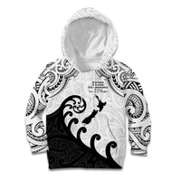 Kia Haka Maori language Kid Hoodie Te Reo Maori Inspired Art