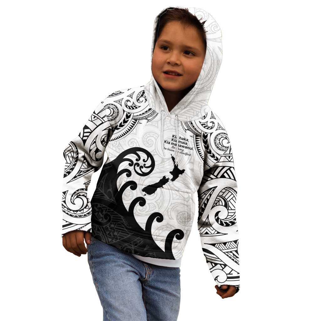 Kia Haka Maori language Kid Hoodie Te Reo Maori Inspired Art