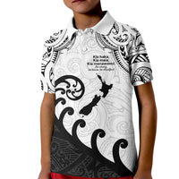 Kia Haka Maori language Kid Polo Shirt Te Reo Maori Inspired Art