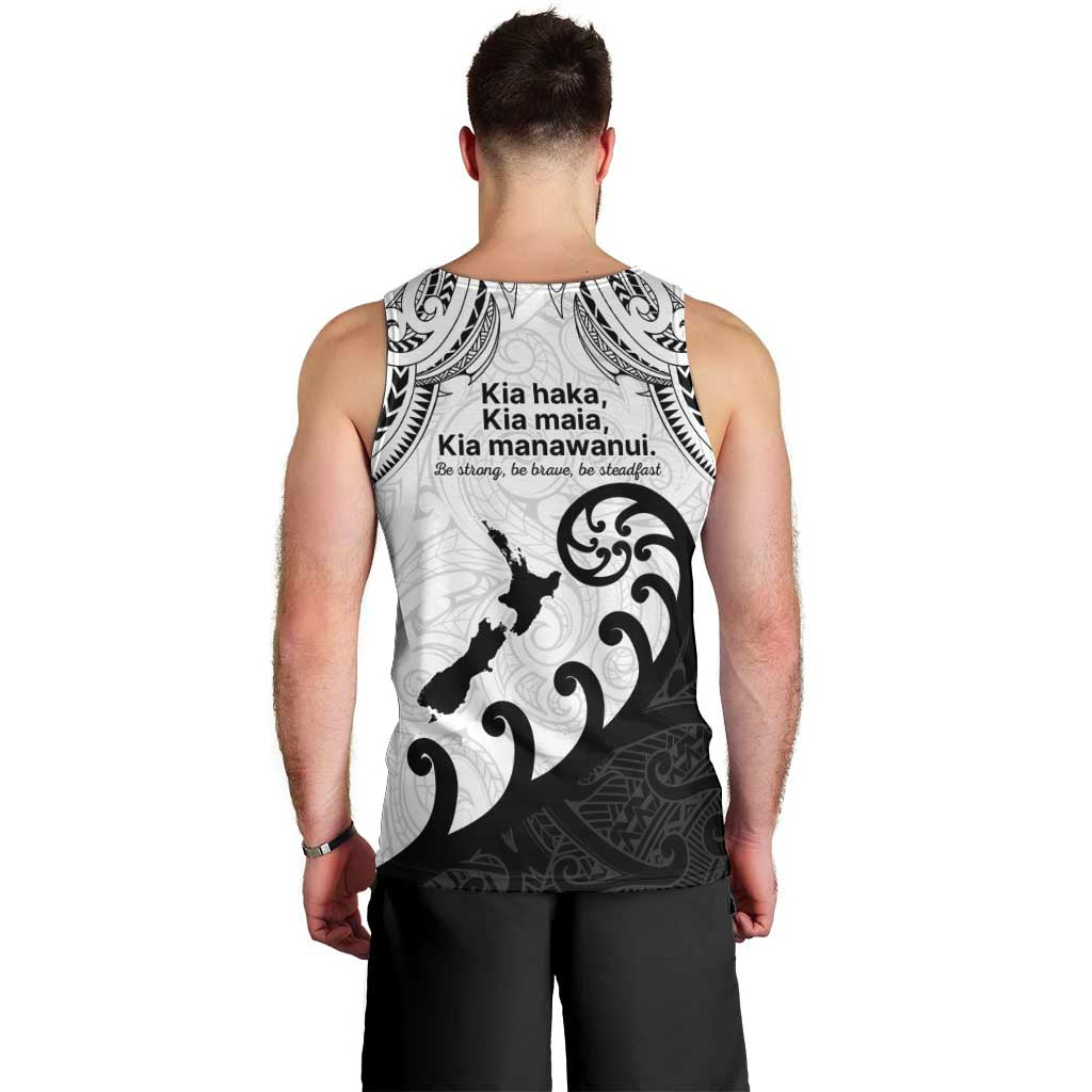 Kia Haka Maori language Men Tank Top Te Reo Maori Inspired Art LT9 - Polynesian Pride