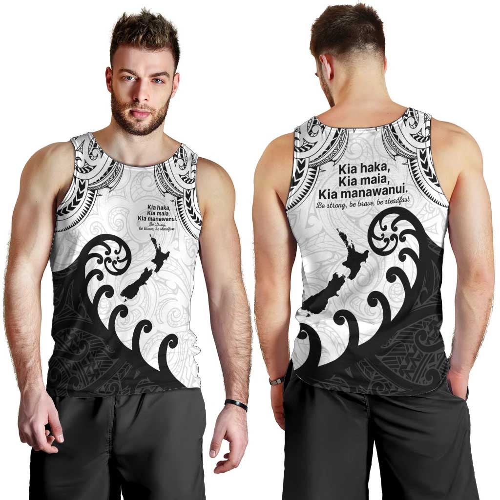 Kia Haka Maori language Men Tank Top Te Reo Maori Inspired Art LT9 - Polynesian Pride