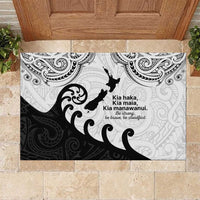 Kia Haka Maori language Rubber Doormat Te Reo Maori Inspired Art