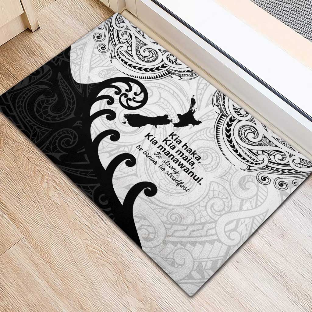 Kia Haka Maori language Rubber Doormat Te Reo Maori Inspired Art