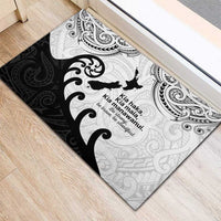 Kia Haka Maori language Rubber Doormat Te Reo Maori Inspired Art