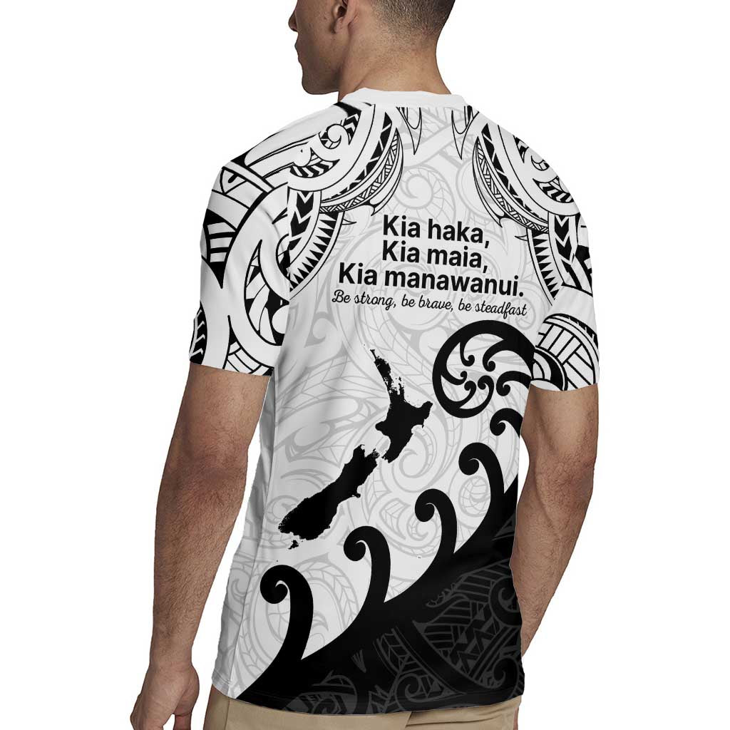 Kia Haka Maori language Rugby Jersey Te Reo Maori Inspired Art LT9 - Polynesian Pride