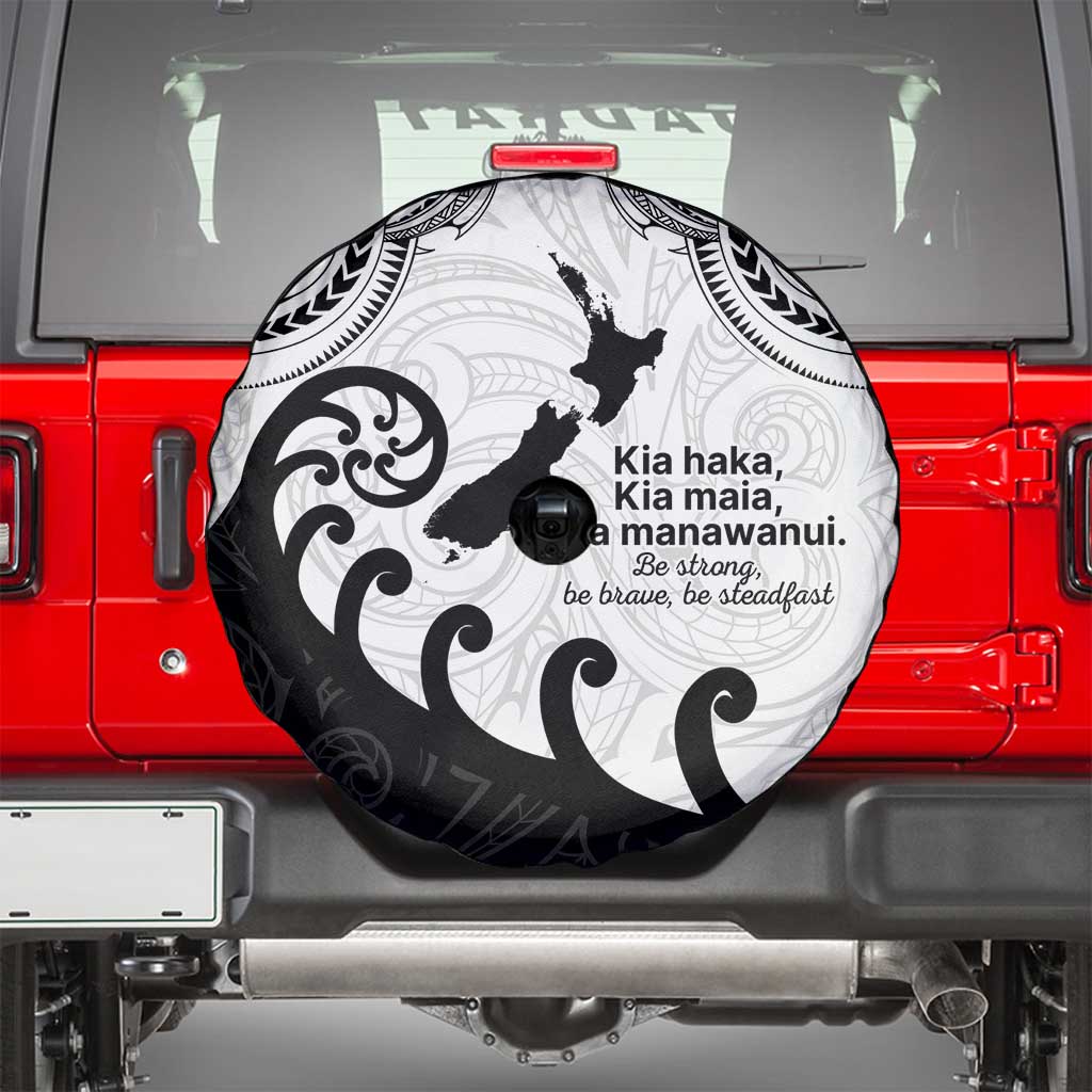Kia Haka Maori language Spare Tire Cover Te Reo Maori Inspired Art LT9 - Polynesian Pride