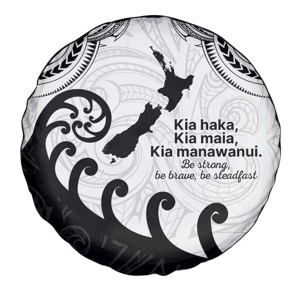 Kia Haka Maori language Spare Tire Cover Te Reo Maori Inspired Art LT9 - Polynesian Pride