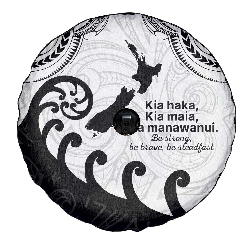 Kia Haka Maori language Spare Tire Cover Te Reo Maori Inspired Art LT9 - Polynesian Pride