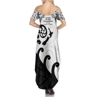 Kia Haka Maori language Summer Maxi Dress Te Reo Maori Inspired Art LT9 - Polynesian Pride