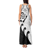 Kia Haka Maori language Tank Maxi Dress Te Reo Maori Inspired Art LT9 - Polynesian Pride