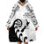 Kia Haka Maori language Wearable Blanket Hoodie Te Reo Maori Inspired Art