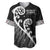 Kia Mau Ki To Ukaipo Baseball Jersey Te Reo Maori Koru Fern Art