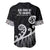 Kia Mau Ki To Ukaipo Baseball Jersey Te Reo Maori Koru Fern Art