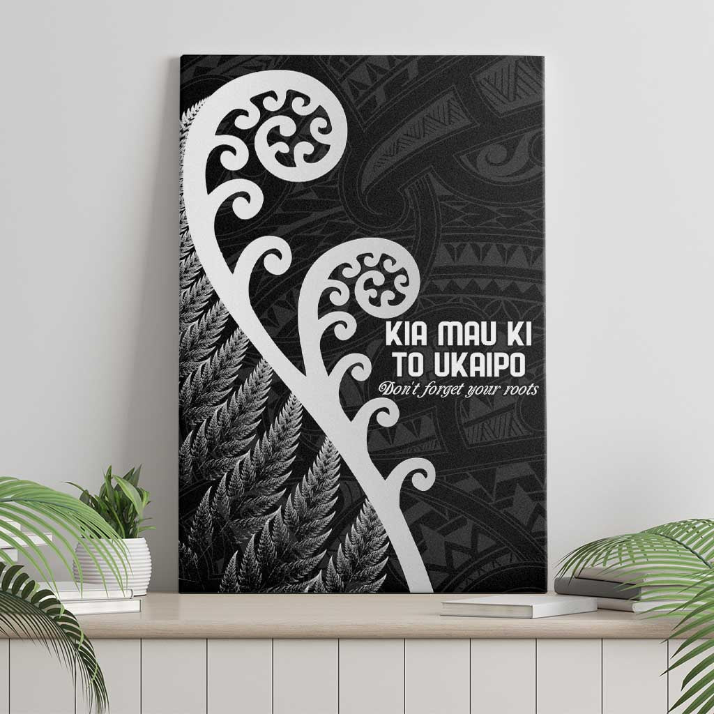 Kia Mau Ki To Ukaipo Canvas Wall Art Te Reo Maori Koru Fern Art LT9 - Polynesian Pride