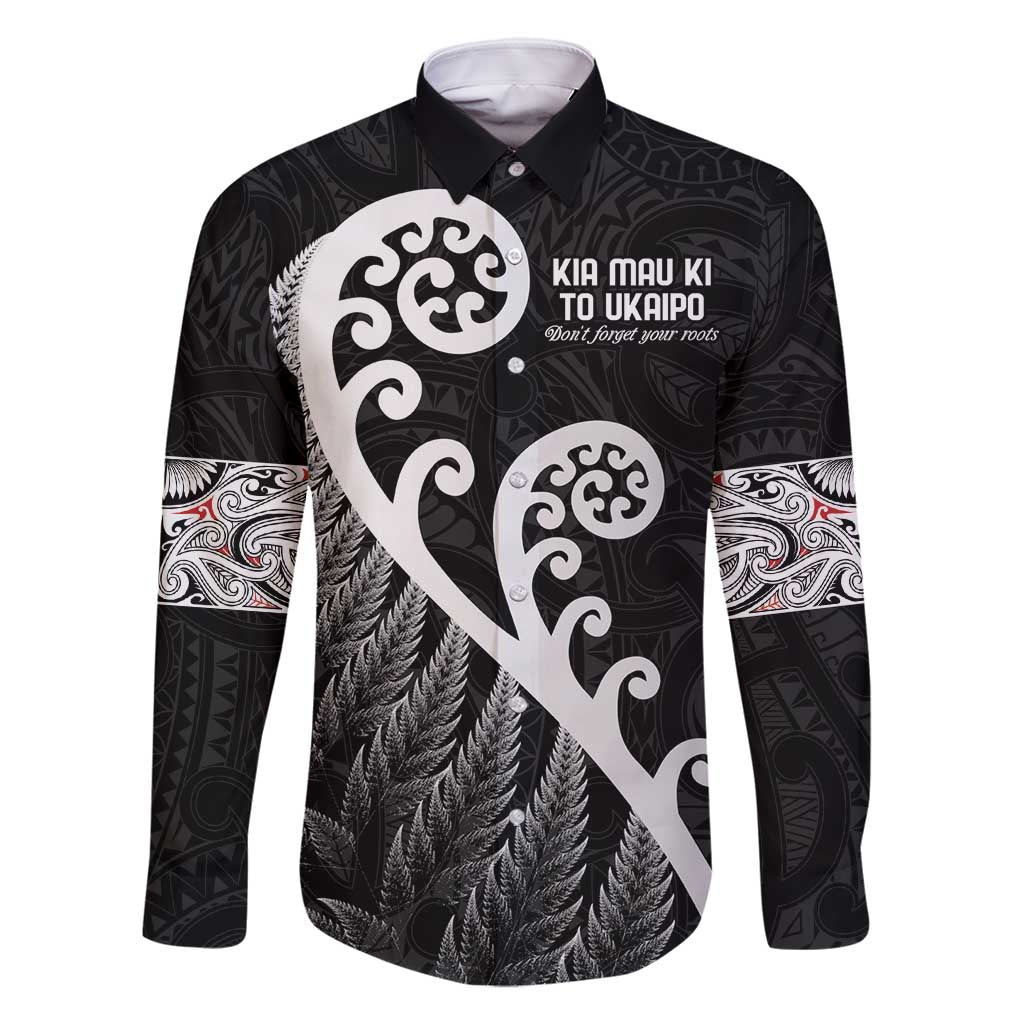 Kia Mau Ki To Ukaipo Family Matching Mermaid Dress and Hawaiian Shirt Te Reo Maori Koru Fern Art