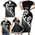 Kia Mau Ki To Ukaipo Family Matching Short Sleeve Bodycon Dress and Hawaiian Shirt Te Reo Maori Koru Fern Art