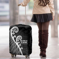 Kia Mau Ki To Ukaipo Luggage Cover Te Reo Maori Koru Fern Art