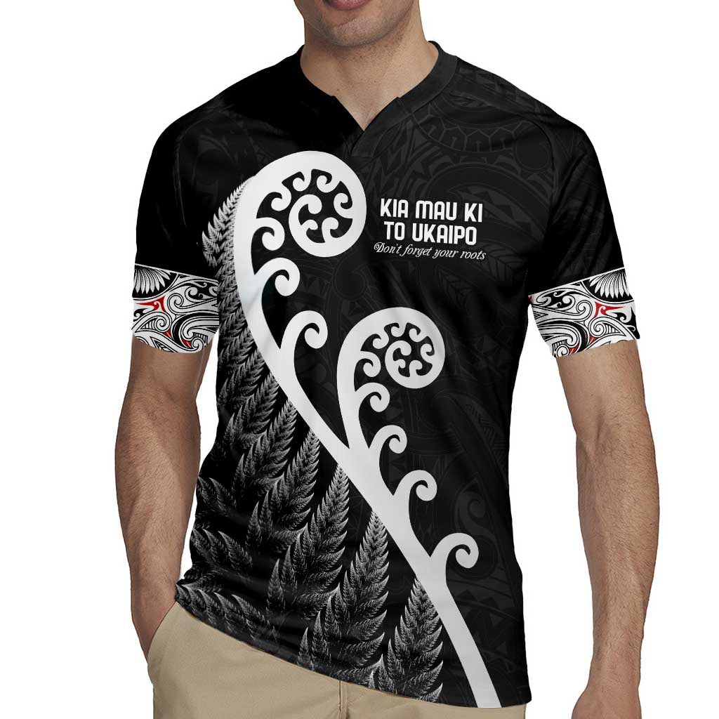 Kia Mau Ki To Ukaipo Rugby Jersey Te Reo Maori Koru Fern Art LT9 - Polynesian Pride
